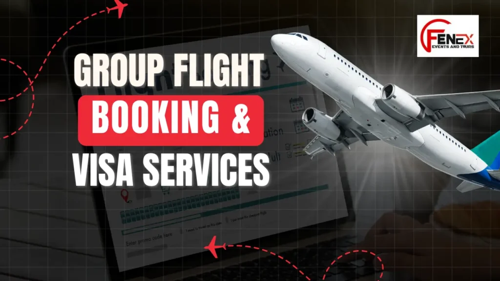 Group flight booking & visa services
